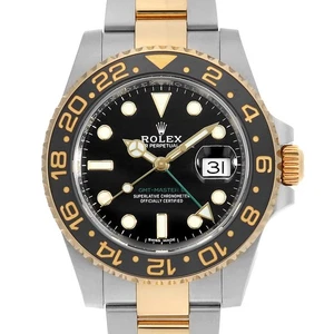 ROLEX GMT Master II 116713LN nero numero casuale di seconda mano da uomo - Foto 1 di 11