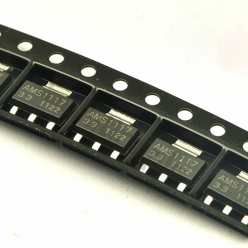 10PCS New AMS1117-3.3 LM1117 L1117 3.3V 1A SOT-223 Voltage Regulator - Image 1 of 1