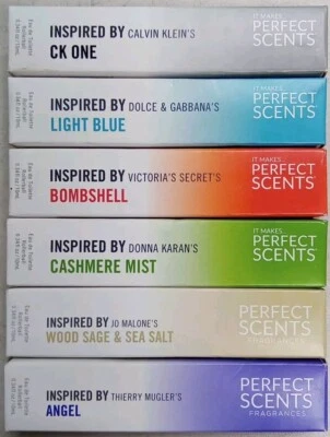 6 Perfect Scents Fragancia de Larga Duración Rollerball Tamaño 0.34 Fl Oz Ea. Foto 1 de 2