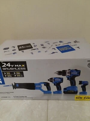 Kobalt KLC 4024A-03 24V Lithium-Ion Brushless Motor Combo Kit - Image 1 of 4