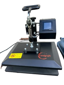 CORALGRAPH Heat Press Digital Transfer machine 24cm x 30cm WITH TOUCH SCREEN - Picture 1 of 24