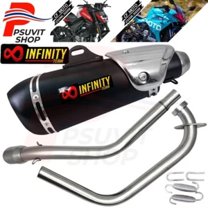Full System Exhaust Muffler For CF-Moto NK250 250SR NK300 300SR 300SS (Black) - Picture 1 of 6