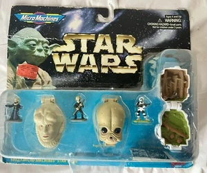 Micro Machines Star Wars Head Pods #4 bavaglino Fortuna Figrin D'an Scout Trooper nuovo con scatola - Foto 1 di 2