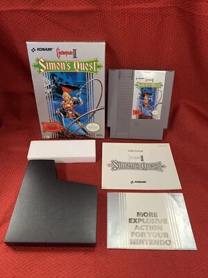 Castlevania II: Simon's Quest (Nintendo Entertainment System NES) BOX MANUAL - Image 1 of 4