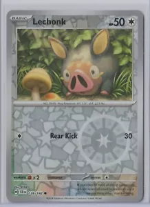 Pokémon 2024 STELLAR CROWN LECHONK 126/142 COMO NUEVO Nunca Jugado HOLO INVERSO - Imagen 1 de 1