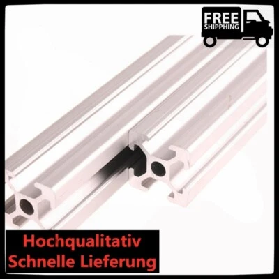 2x ALU Profil Aluprofil 20x20 Nut 6 Aluminium Profile Strebenprofil Nutprofil - Bild 1 von 4