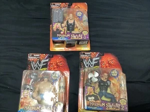 (3 Stück) WWF Maximum Sweat Neu im Karton Actionfiguren - Bild 1 von 8