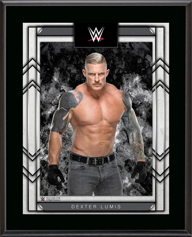 Dexter Lumis WWE 10.5" x 13" Sublimated Plaque Cover