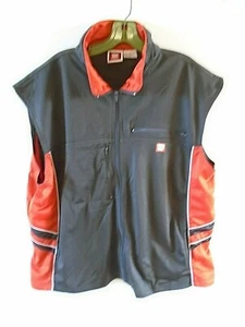 Vintage Wilson ärmellose Trainingsjacke Herren Gr. M schwarz/rot - Bild 1 von 3