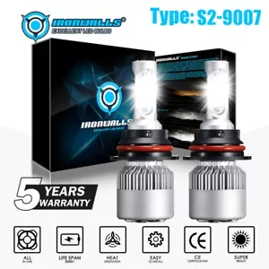 9007 LED Scheinwerfer Glühbirnen Kit für Dodge Ram 1500 2500 3500 2003-2005 Hi-Low Beam - Bild 1 von 12