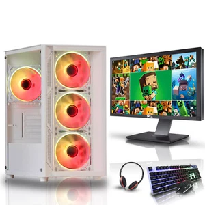 Fast Gaming PC Bundle i7 i5 i3 6th Gen 16GB RAM 2TB 1TB SSD 6GB RTX 3050 Wins 11 - Picture 1 of 14