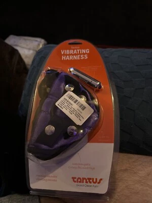 Arnés Vibrador Tantus Ultimate Pleasurable Terciopelo Lila, Nuevo Foto 1 de 2