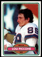1980 TOPPS.FOOTBALL LOU PICCONE BUFFALO BILLS #417.