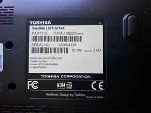 Toshiba Satellite L675D S7044 - Picture 1 of 1
