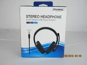 Dobe Gaming Wired Stereo Headset W Mic PS4 Nintendo Switch X Box One - Picture 1 of 12