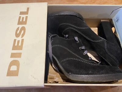 Zapatos diésel de gamuza y cuero de tacón alto para mujer Foto 1 de 4