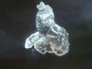 CRYSTAL AU PLOMB WONDERS OF THE WILD GERMANY 24% BLEIKRISTALL 7 ZOLL WOLF - Bild 1 von 5
