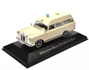 Krankenwagen Mercedes-Benz 230 (W110) 1966 Binz 1:43 Miniature Modellauto AMB01 - Bild 1 von 2