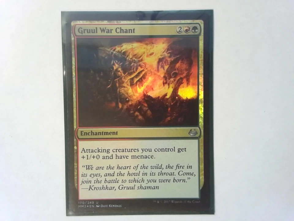 Foil Gruul War Chant	 Modern Masters 2017 - MTG Magic the Gathering multi - Image 1 of 1