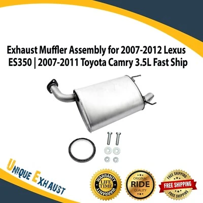 Exhaust Muffler Assembly for 2007-2012 Lexus ES350 | 2007-2011 Toyota Camry 3.5L - Image 1 of 4