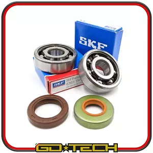 KIT CUSCINETTI SKF C3 PARAOLI BANCO MINARELLI AM6 50 2T REVISIONE ALBERO MOTORE - Foto 1 di 1
