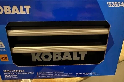 Mini caja de herramientas de cobalto 25 aniversario NEGRO mini caja de herramientas de cobalto Foto 1 de 2