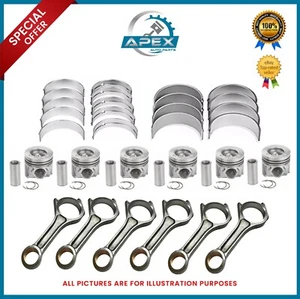 3.0 TDV6 306DT ENGINE BEARINGS WITH PISTONS AND CONRODS FOR XE XF E-PACE F-PACE - Picture 1 of 4