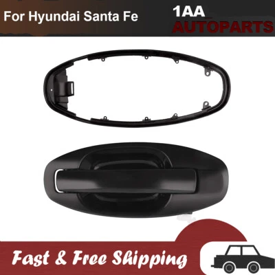 Manija de puerta exterior trasera izquierda lado conductor para Hyundai Santa Fe 2001-2006 Foto 1 de 4