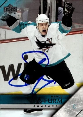 Marco Sturm - Signed 2005-06 Upper Deck Card #157 - Image 1 of 2
