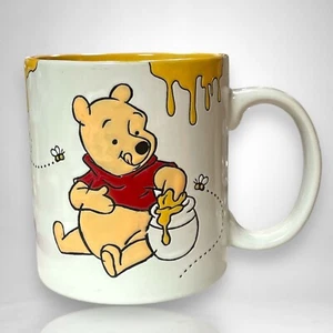 Disney Winnie the Pooh with Honey And Two Bees Textured Raised Coffee Mug 20oz - Picture 1 of 8