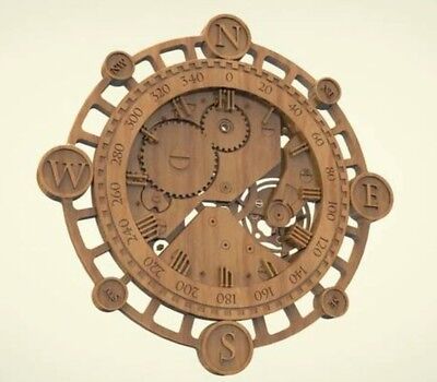 3d Model Relief For Cnc Router In STL File Format Clock • 1.93$