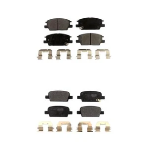 Semi-Metallic Brake Pads Front Rear Kit For Chevrolet Malibu - Picture 1 of 2