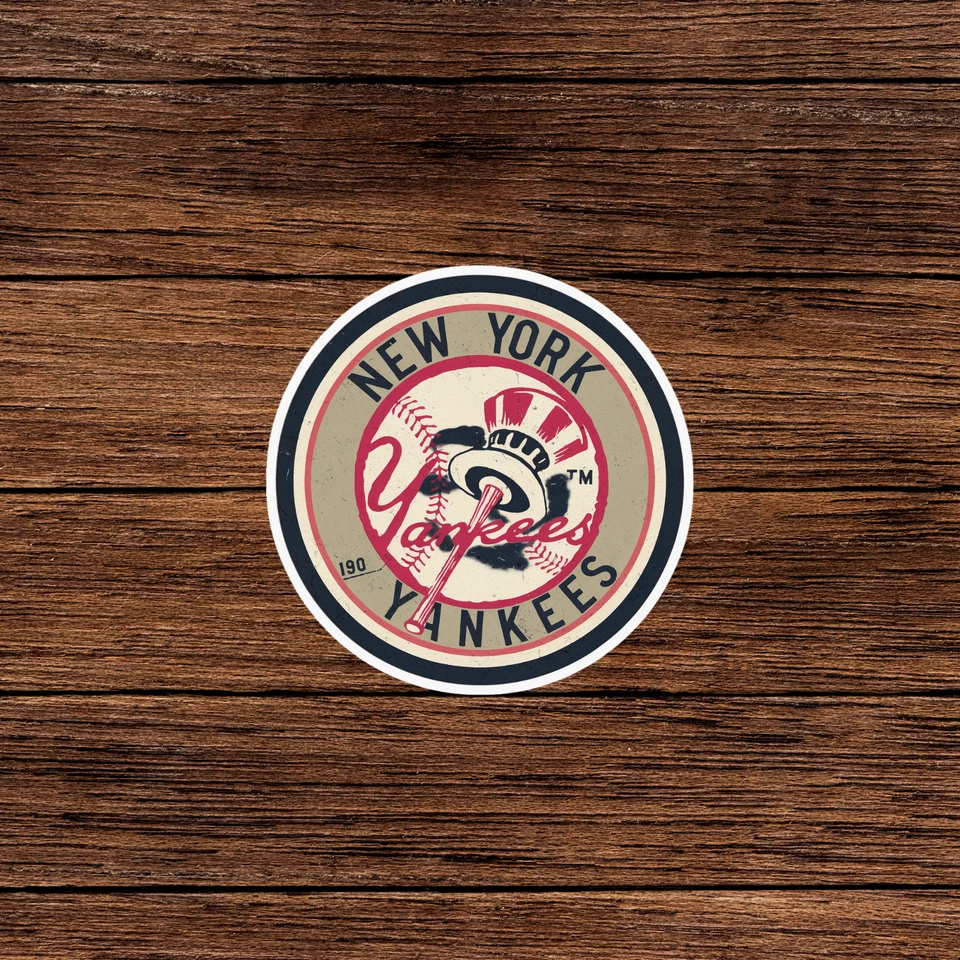 Vintage New York Yankees Baseball Team Sticker - Retro MLB Decal for Fans #2006