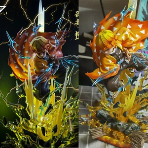 Agatsuma Zenitsu Demon Slayer 1/6 Resin Figure Statue LED Jianke Studio INSTOCK - Picture 1 of 11