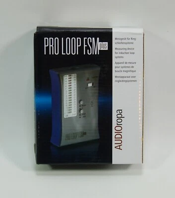 WILLIAMS SOUND NEW Williams PROLOOP FSMPlus Field Strength Meter plus Audioropa AV PLM FSMP