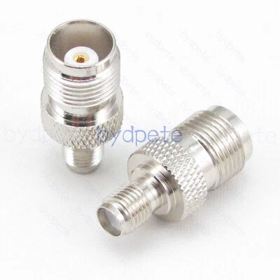 TNC female jack to SMA female Straight RF connector Adapter for Antenna Router - Image 1 of 4