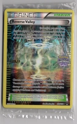 Pokemon Reverse Valley 110/122 State Championships STAFF Promo Pack SEALED!! - Image 1 of 4