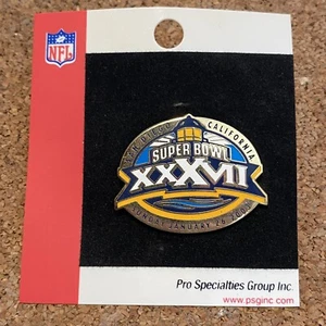 NFL SUPER BOWL XXXVII RAIDERS VS BUCCANEERS SAN DIEGO FOOTBALL COLLECTIBLE PIN - Picture 1 of 4