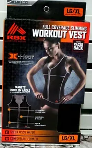 RBX Women LG/XL Slimming Workout Vest with X-Heat Technology NIB - Picture 1 of 7