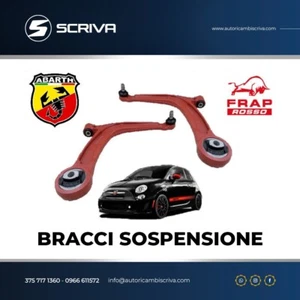 KIT BRACCI SOSPENSIONE TRAPEZI ANT. RINFORZATI FRAP ROSSO 500/595/695 ABARTH - Imagen 1 de 1