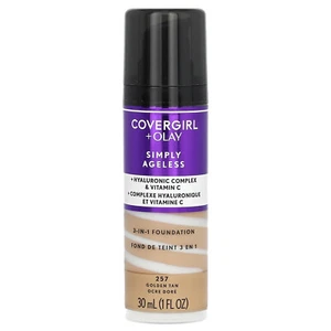 Olay Simply Ageless, 3-in-1 Foundation, 257 Golden Tan, 1 fl oz (30 ml) - Picture 1 of 3