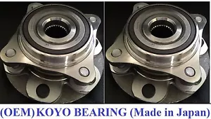 Conjunto de buje de rueda delantera y cojinete KOYO adecuado para TOYOTA TACOMA (4XD) 2005-2023 (PAR) - Imagen 1 de 3