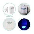 1 PC Motion Activated Sensor Bathroom Bowl Seat Toilet Night Light 16 Color LED