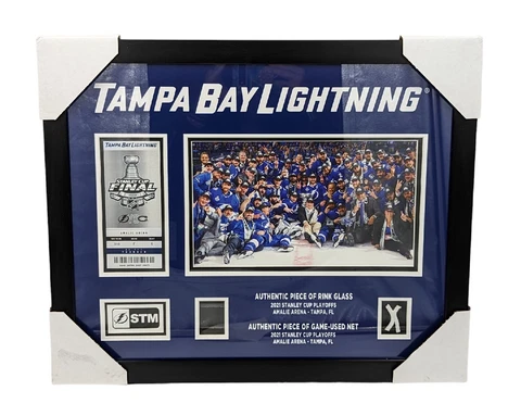 Tampa Bay Lightning 2021 Stanley Cup 22''x18'' Plaque - Limited Edition - New Cover