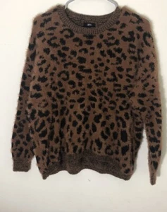 Lucca Damen Gepardendruck Pullover Gr. M - Bild 1 von 9