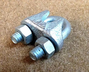 NOS National Builders Hardware 3230 Rope Clamp 5/16" Zinc Plated - Lot of 100 - Picture 1 of 4