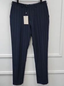 Men Suitsupply Pants Trousers Brescia Blue Size EU48 UK/US38 - Picture 1 of 6