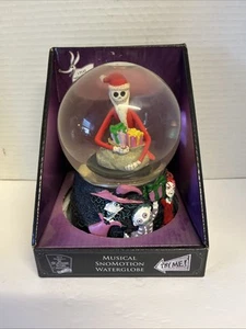 Tim Burton's The Nightmare Before Christmas Santa Jack Musical Snowglobe - Picture 1 of 3