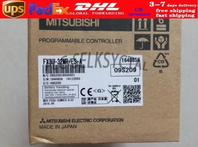 One New Mitsubishi FX3U-32MR/ES-A Programmable Logic Controller FX3U32MR/ESA - Image 1 of 3