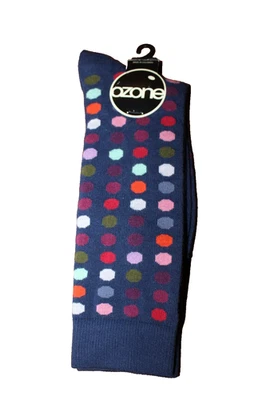 Calcetines Ozone talla única azul marino a lunares talla Ozone nuevos con etiquetas Foto 1 de 3
